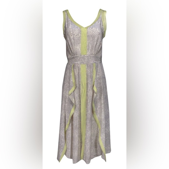 LIKE NEW Rebecca Taylor Silk Midi Dress - Size 2 - Picture 3 of 4